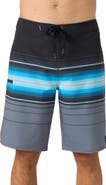 O
Neill Hyperfreak Heat Stripe Swim Trunks