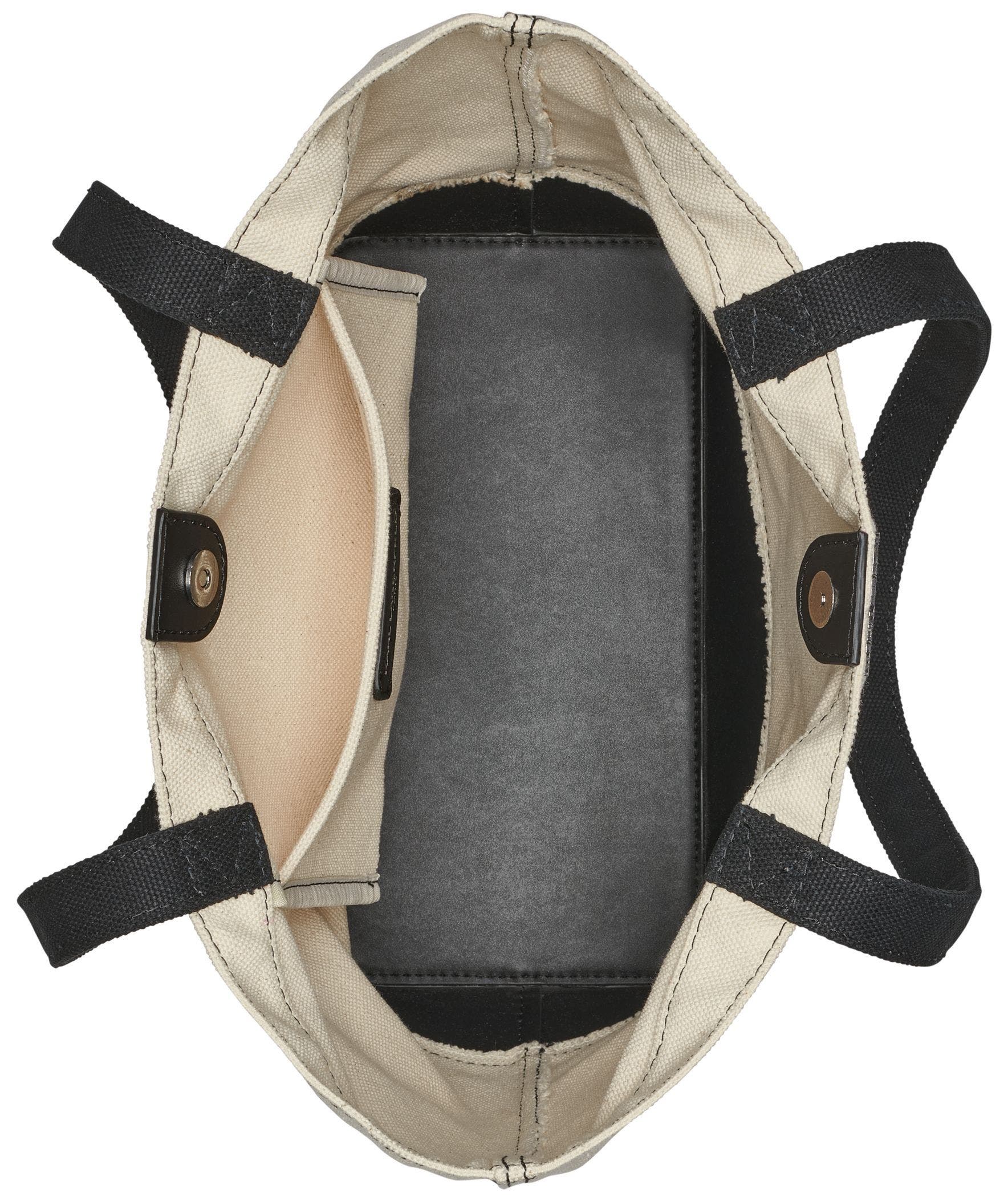 KARL LAGERFELD PARIS Cannes Tote, Alternate, color, Black/Black Multi