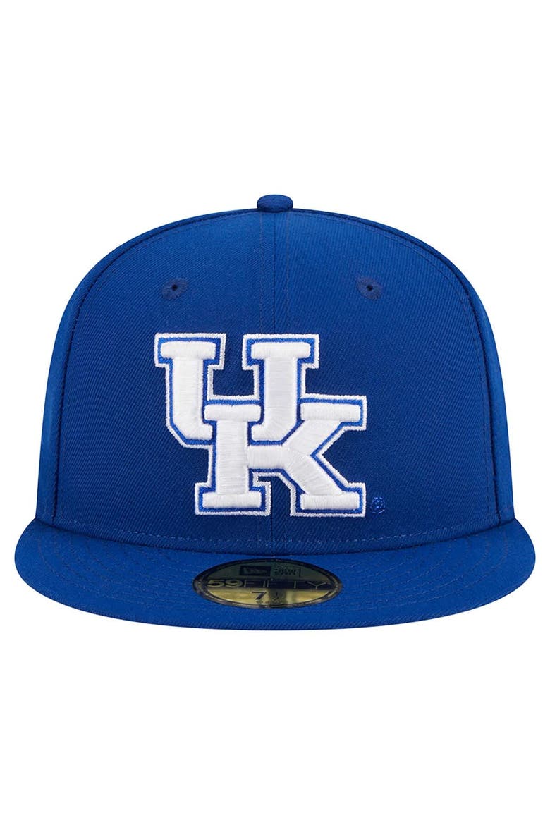 Men's New Era Royal Kentucky Wildcats 59FIFTY Fitted Hat, Alternate, color, Royal