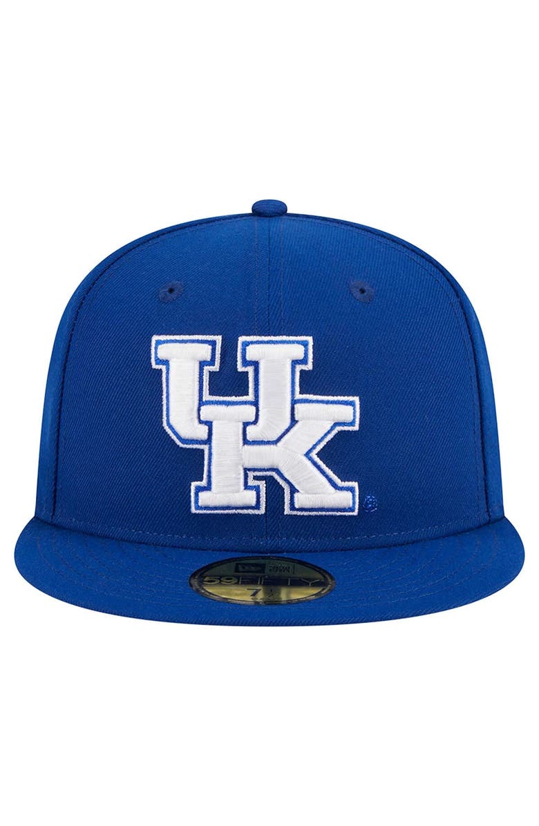 New Era Men's New Era Royal Kentucky Wildcats 59FIFTY Fitted Hat, Alternate, color,