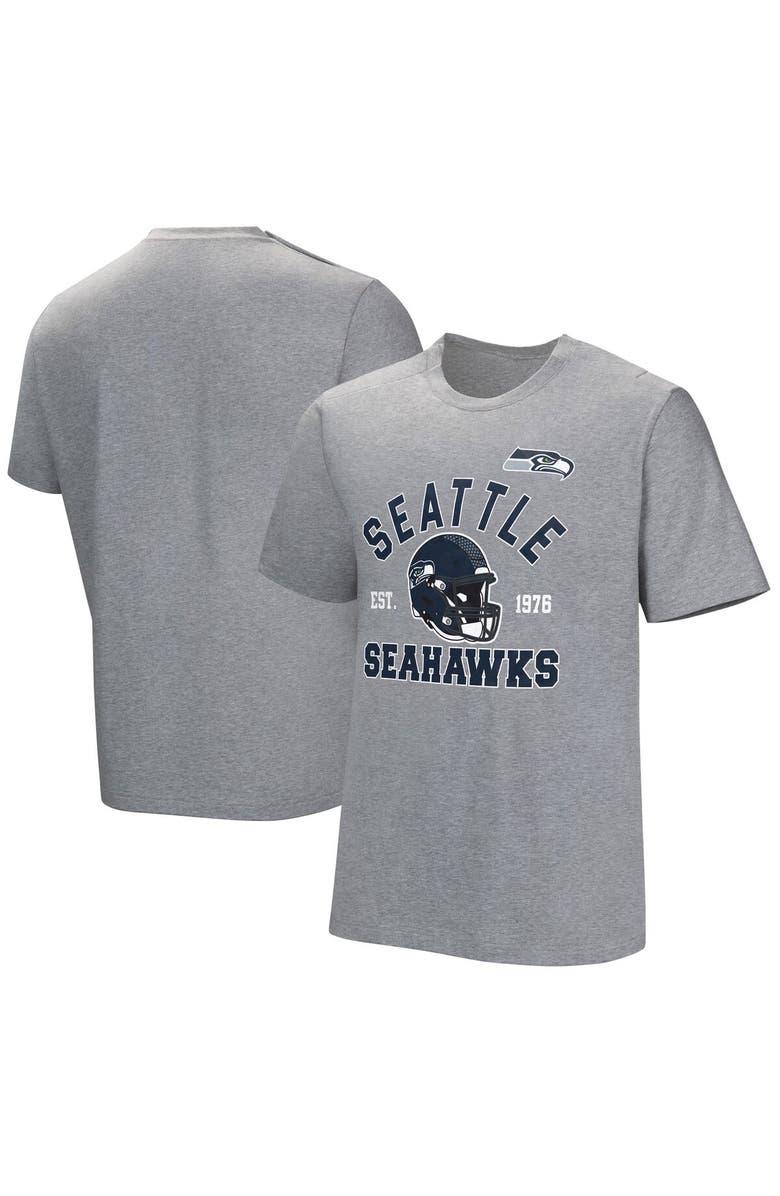 NFL Men's Gray Seattle Seahawks Tackle Adaptive T-Shirt, Main, color, Gray