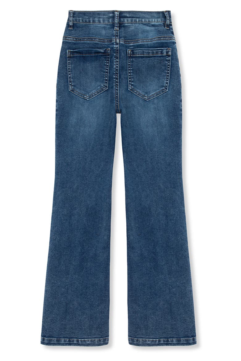 Kids' Seamed Flare Jeans, Alternate, color, DENIM