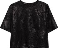 Akris Lacquered Sea Fan Lace Top