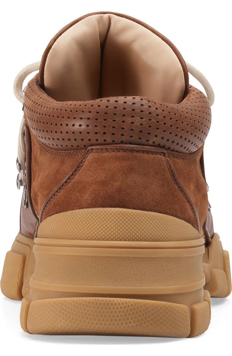 Gucci Leather & Original GG Trekking Boot, Alternate, color,