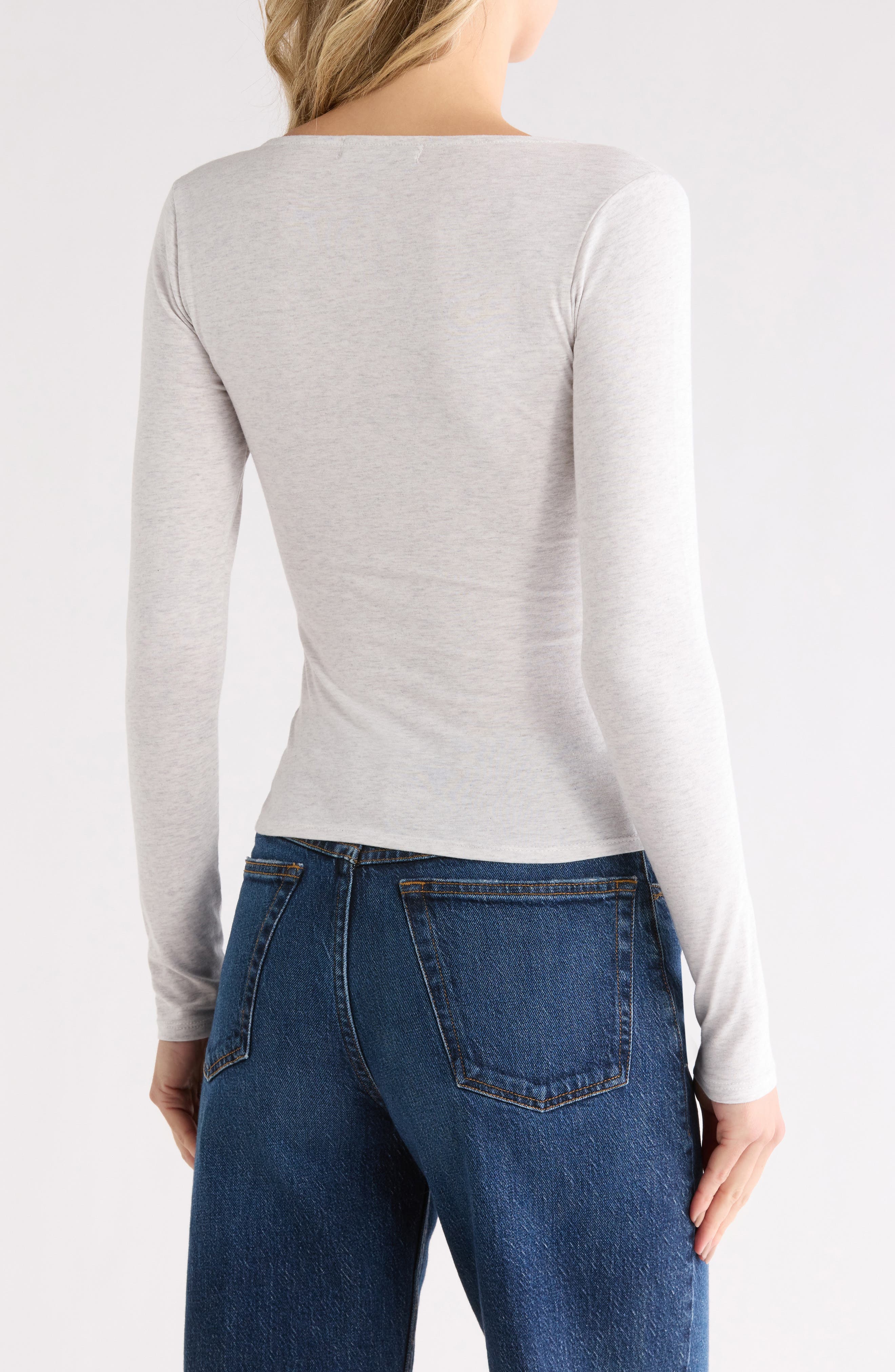 Twist Front Long Sleeve Top - image 2