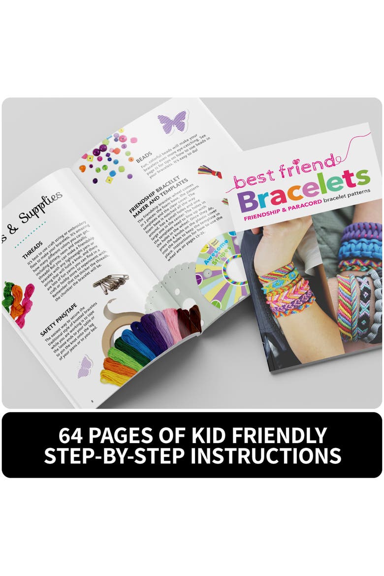 Spicebox Kits For Kids Best Friend Bracelets, Craft Jewerly Kit, Kids, Alternate, color, Multicolored