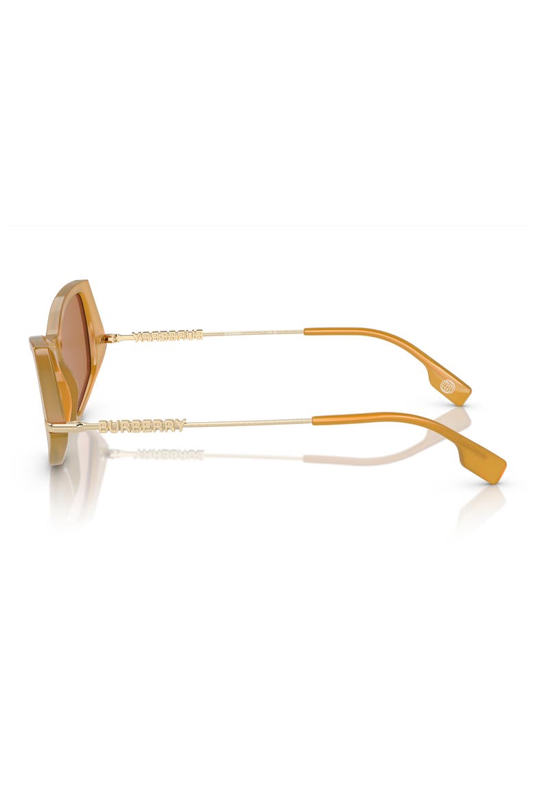 52mm Irregular Sunglasses, Alternate, color, YELLOW