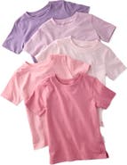 BUTTERBLU Taylor Assorted 5-Pack Organic Cotton T-Shirts
