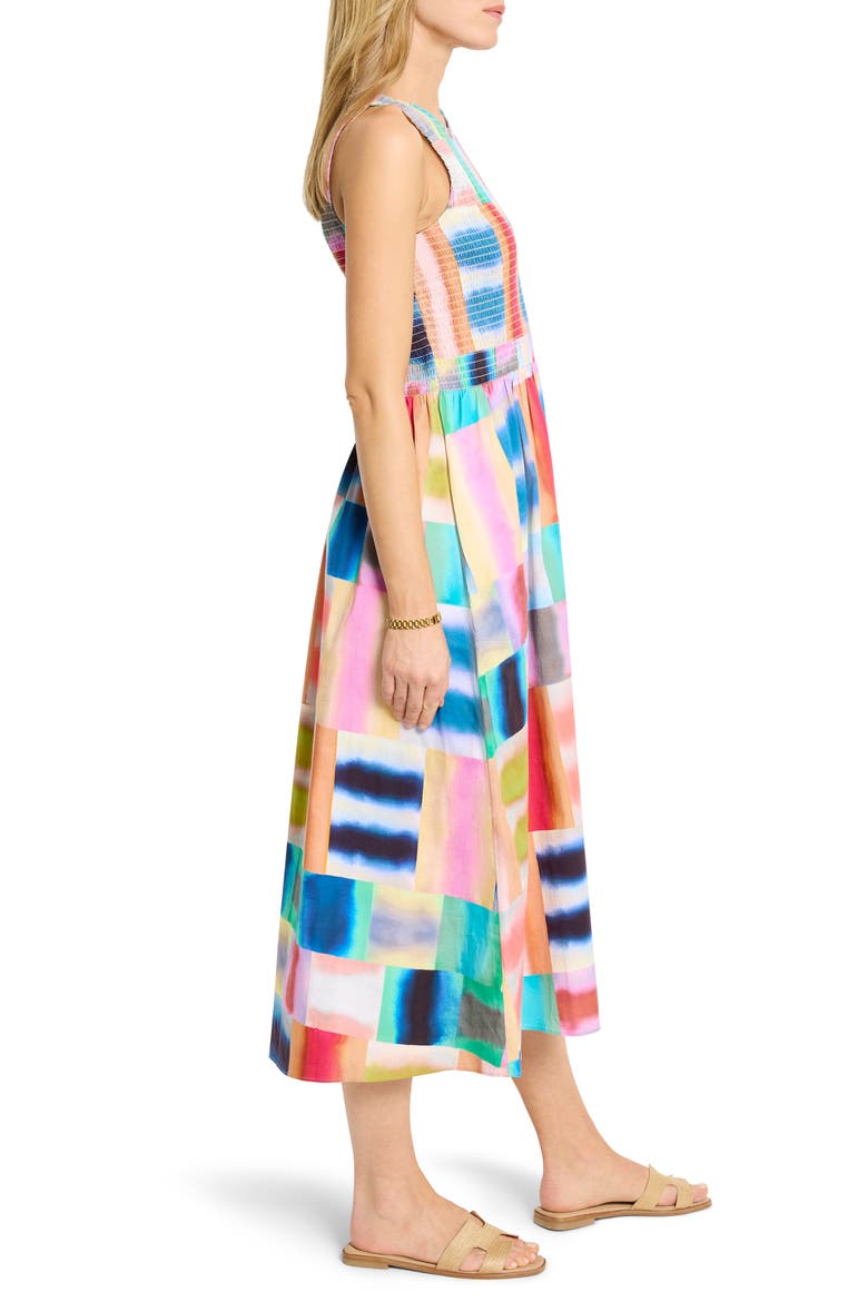 Anna Portofino Print Midi Sundress, Alternate, color, PINK MULTI
