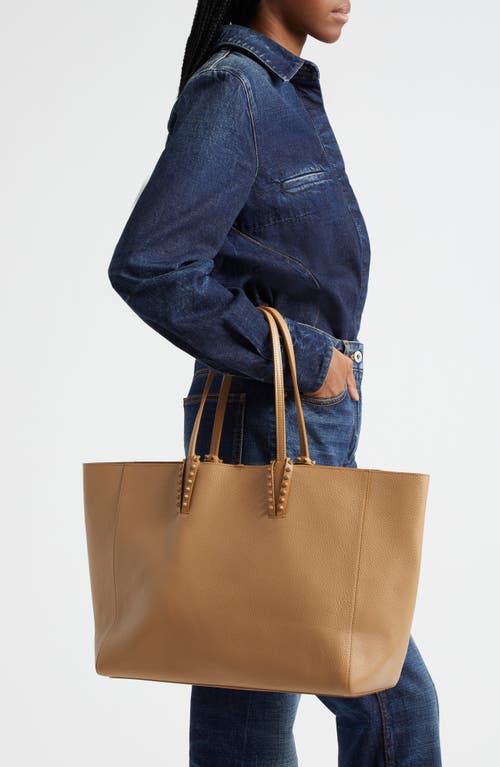 Christian Louboutin Large Cabata Soft Leather Tote Bag In Lionne
