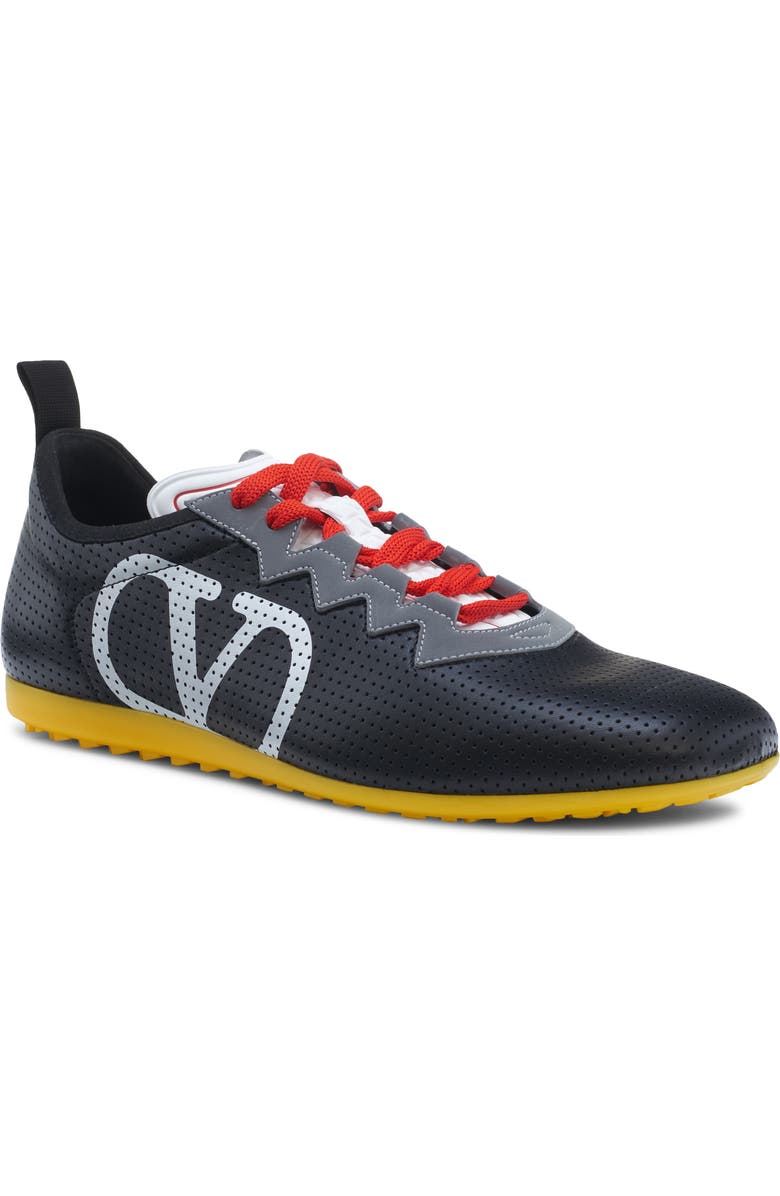 Valentino Garavani Chromation Perforated Sneaker, Main, color,