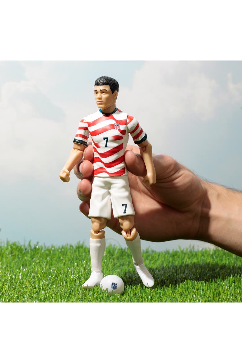 Sockers 2026 USMNT Gio Reyna 8" Soccer Action Figure, Alternate, color, Red