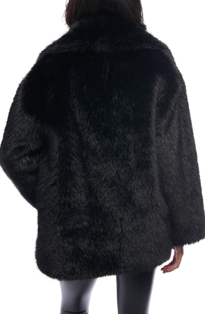 AZALEA WANG Old Hollywood Faux Fur Jacket, Alternate, color,