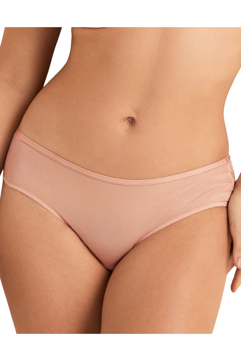 Hariette Hipster Panties, Main, color, Medium beige