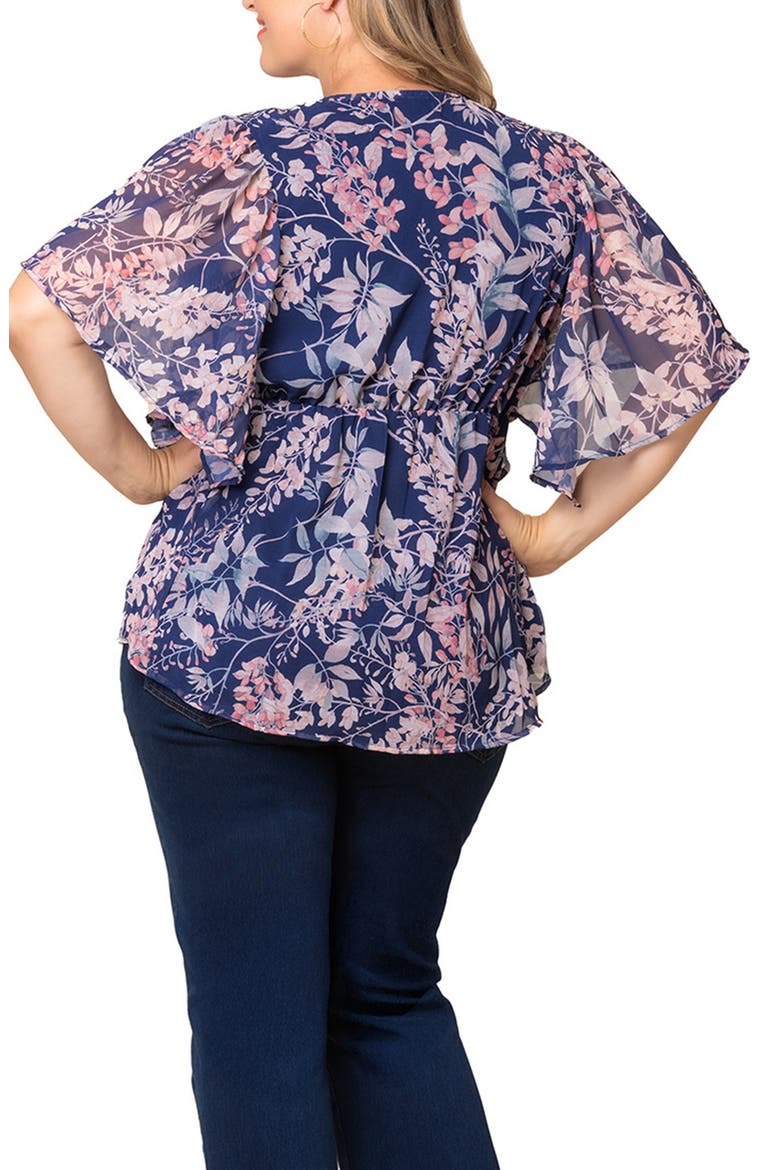 Seaside Serenade Top, Alternate, color, NAVY WISTERIA BLOOMS