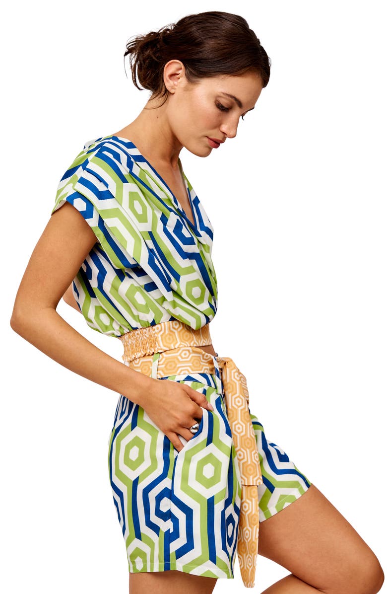 CIEBON Adrina Crop Top, Alternate, color, Lime Green