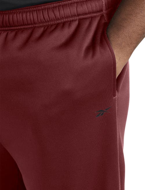 Reebok Performance Athletic-fit Joggers In Rich Maroon Sld