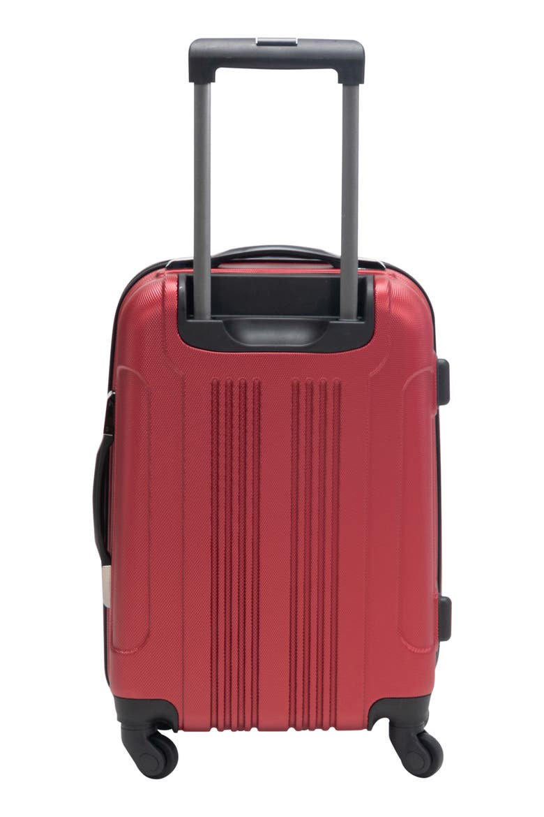 Out Of Bounds Hardside Carry-On Luggage, Alternate, color, SCARLET RED