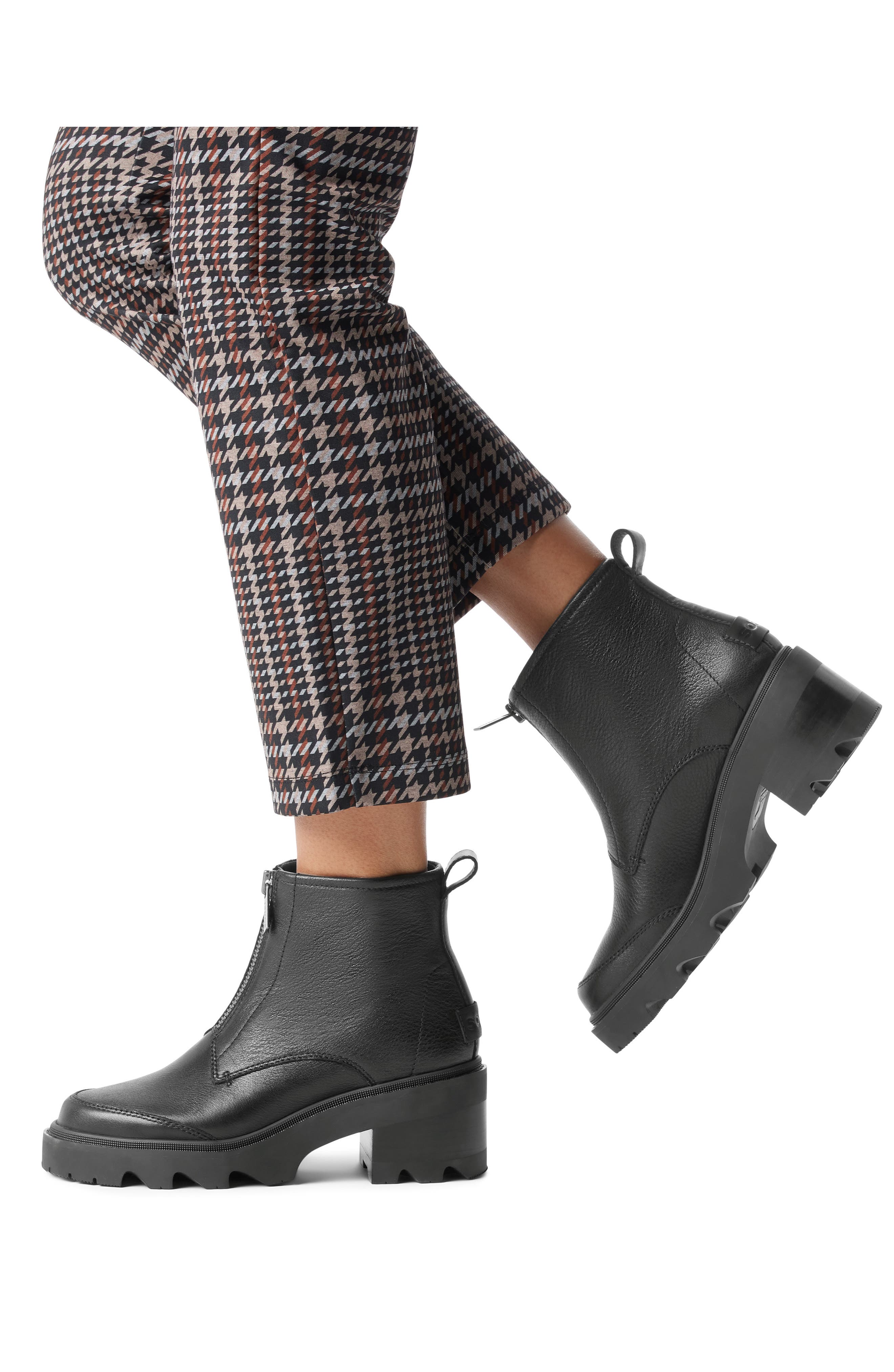 SOREL Joan Now Bootie, Alternate, color, Black/ Black