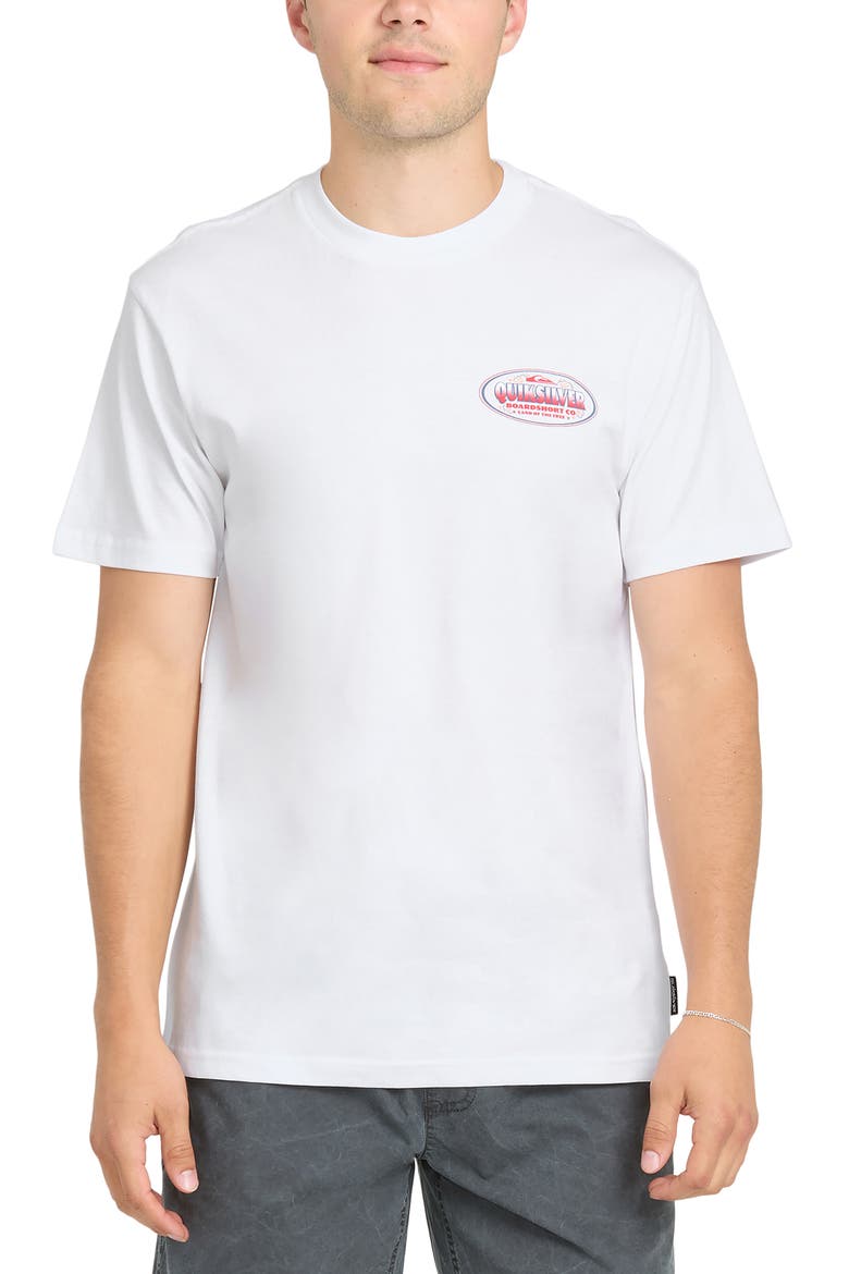 Firecracker MT0 Graphic T-Shirt, Main, color, WHITE