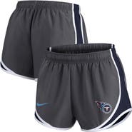 Nike Women's Nike Charcoal Tennessee Titans Logo Performance Tempo Shorts