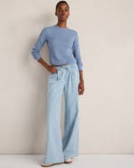 Haven Well Within Organic Cotton Denim Wide Leg Pants