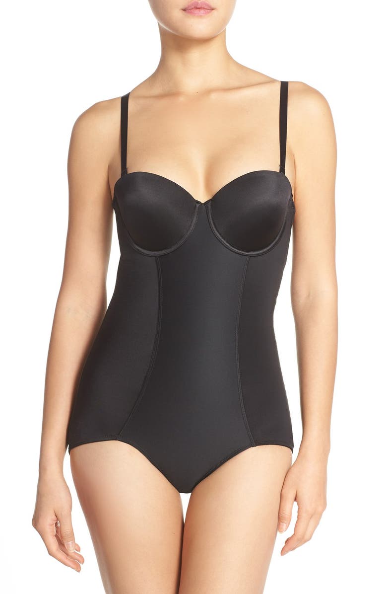 SPANX<sup>®</sup> Boostie-Yay Slimming Bodysuit with Bra Top, Main, color, 