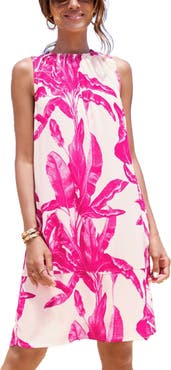 LASCANA Tropical Print Shift Dress
