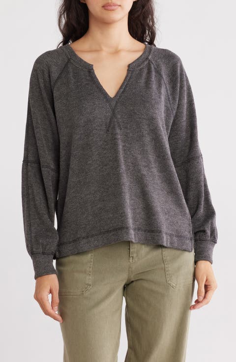 Long Sleeve Waffle Knit Thermal