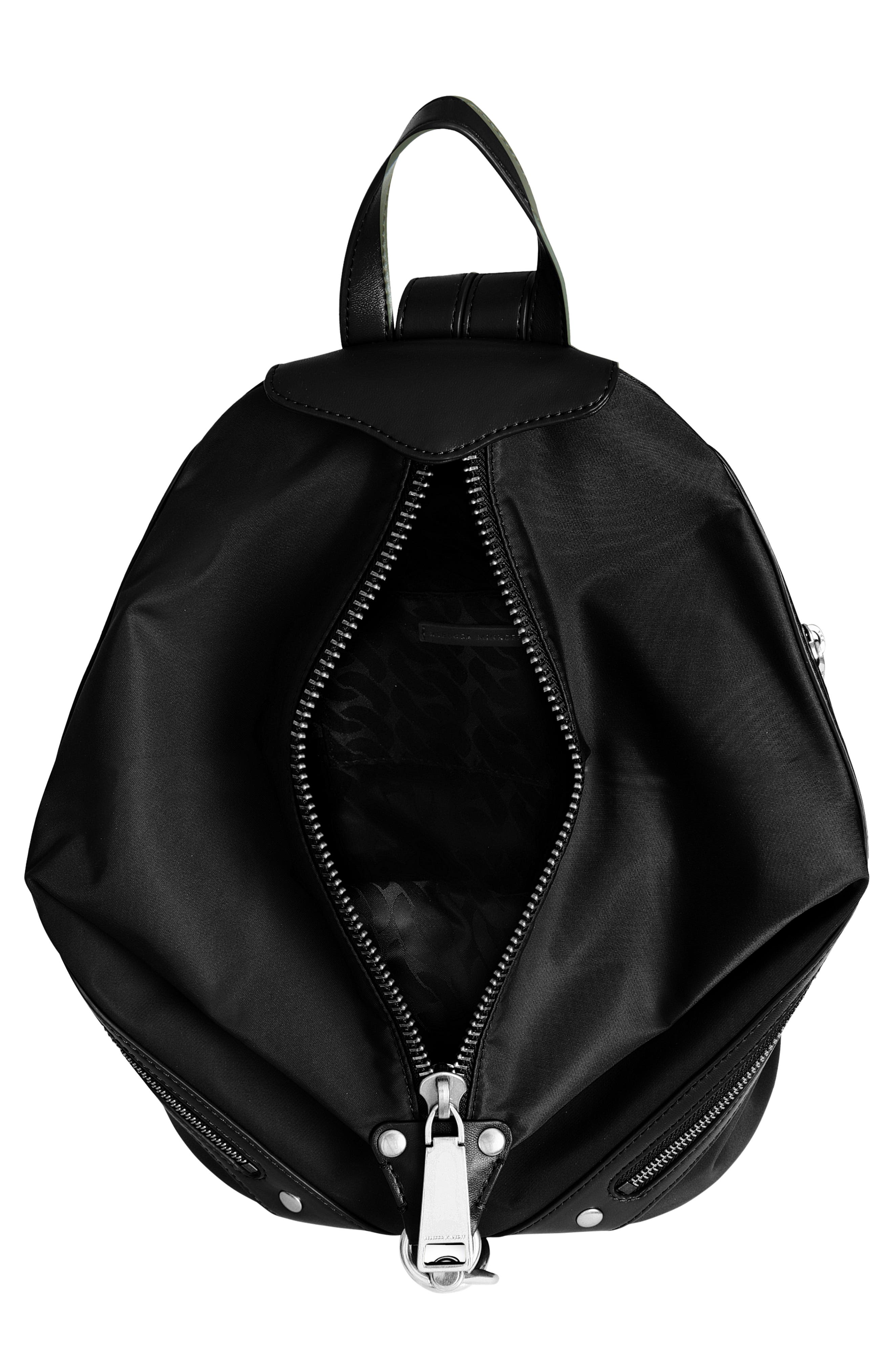 Rebecca Minkoff Medium Julian Zip Nylon Backpack, Alternate, color, 