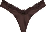SKIMS Fits Everybody Lace Dipped Thong