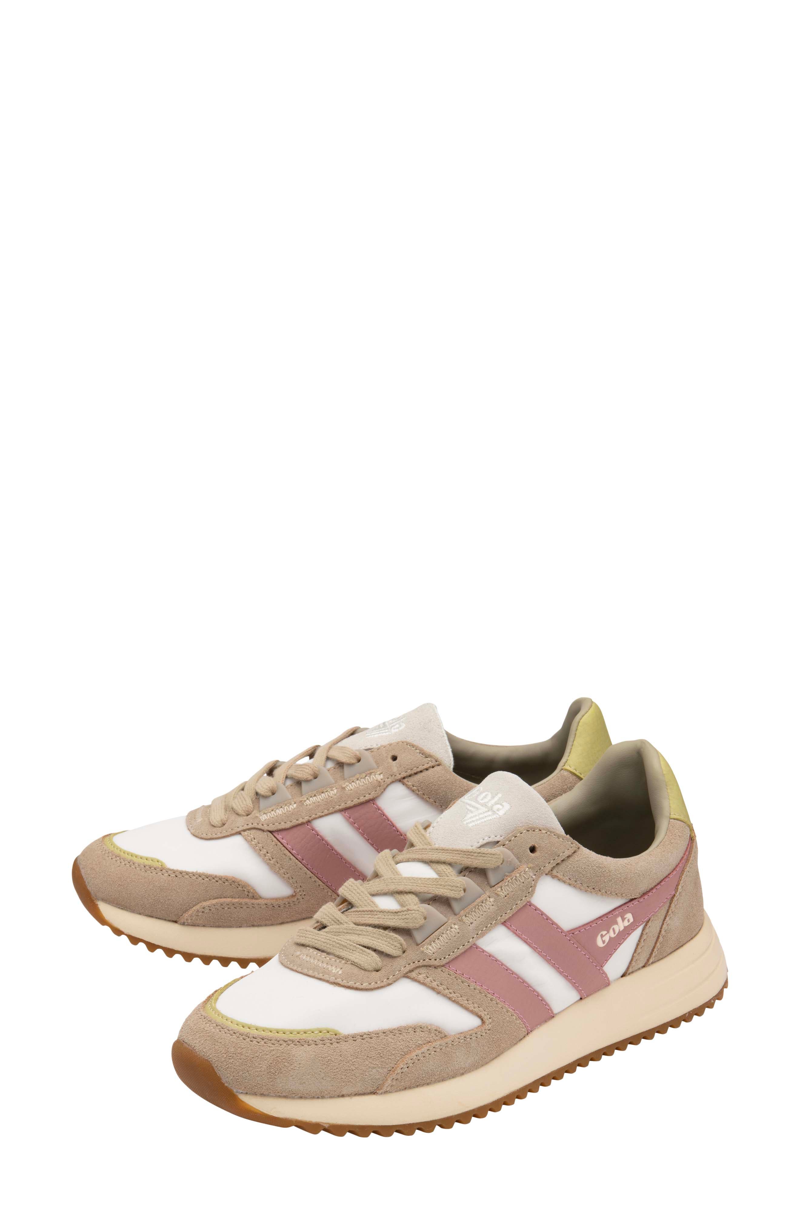 Chicago Sneaker, Alternate, color, OFF WHITE/ GREY/ DUSTY ROSE