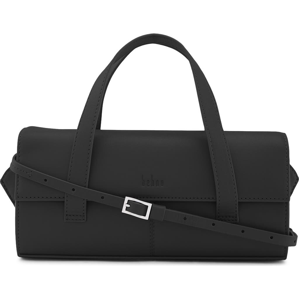 behno Mini Michelle Nappa Leather Crossbody Bag in Black  product