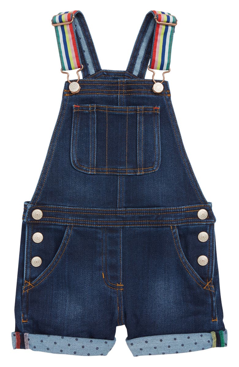 Mini Boden Dungarees Short Overalls, Main, color, 