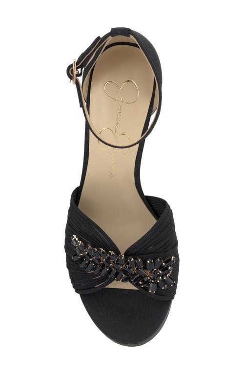 Jessica Simpson Anissia Ankle Strap Platform Pump In Black