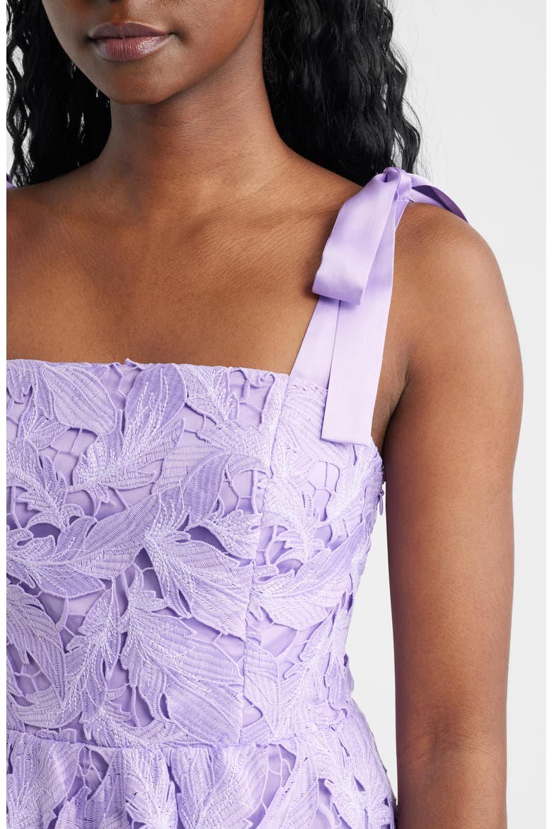 Dewi Cutout Tie Strap Midi Dress, Alternate, color, LAVENDER