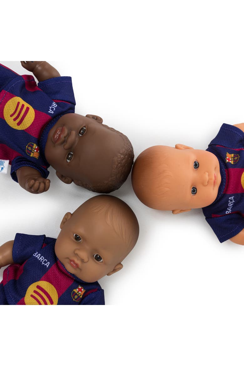 8 1/4 inch Baby Boy Doll with Barcelona Soccer Jersey, Alternate, color, Medium Skin