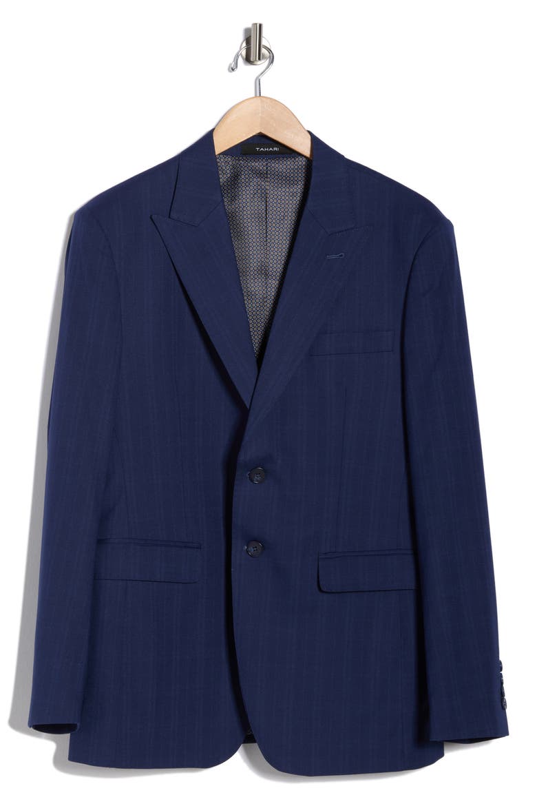 Tonal Windowpane Plaid Sportcoat, Alternate, color, NAVY
