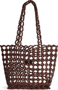 Madewell Wood Beaded Tote