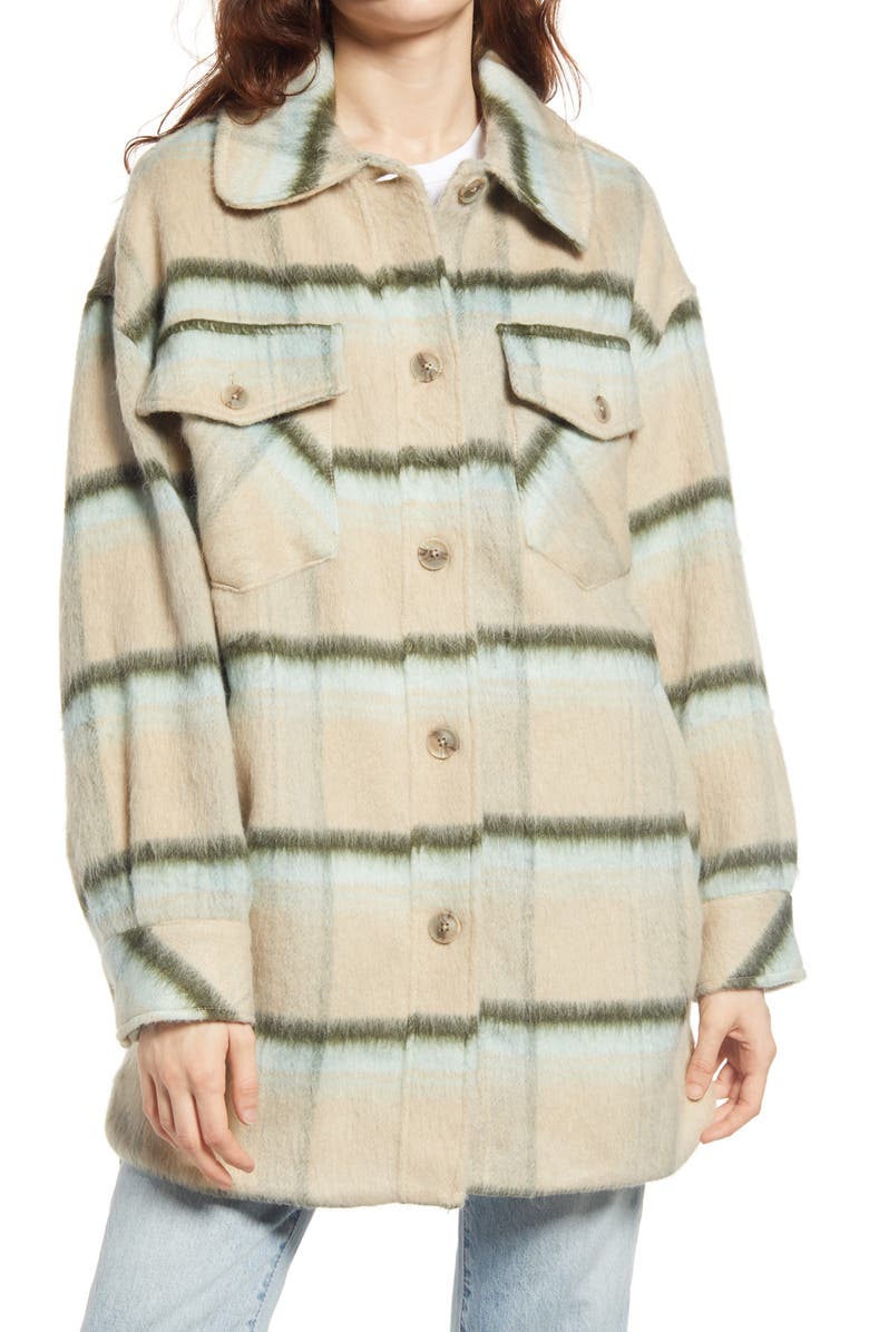 Free People Vienna Brushed Coat, Alternate, color,