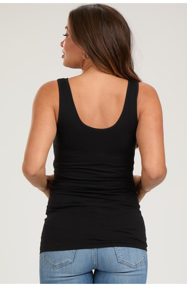 PinkBlush Sleeveless Fitted Tank Top, Alternate, color, Black