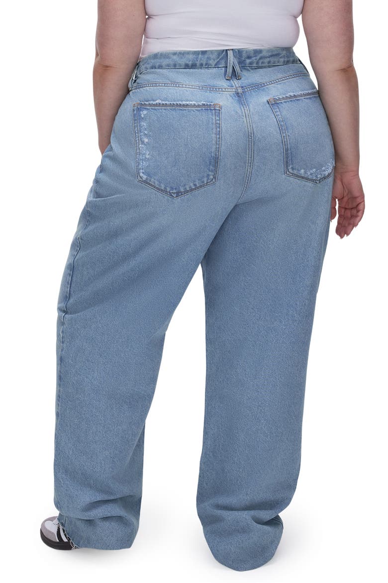Good '90s Distressed Loose Jeans, Alternate, color, INDIGO472