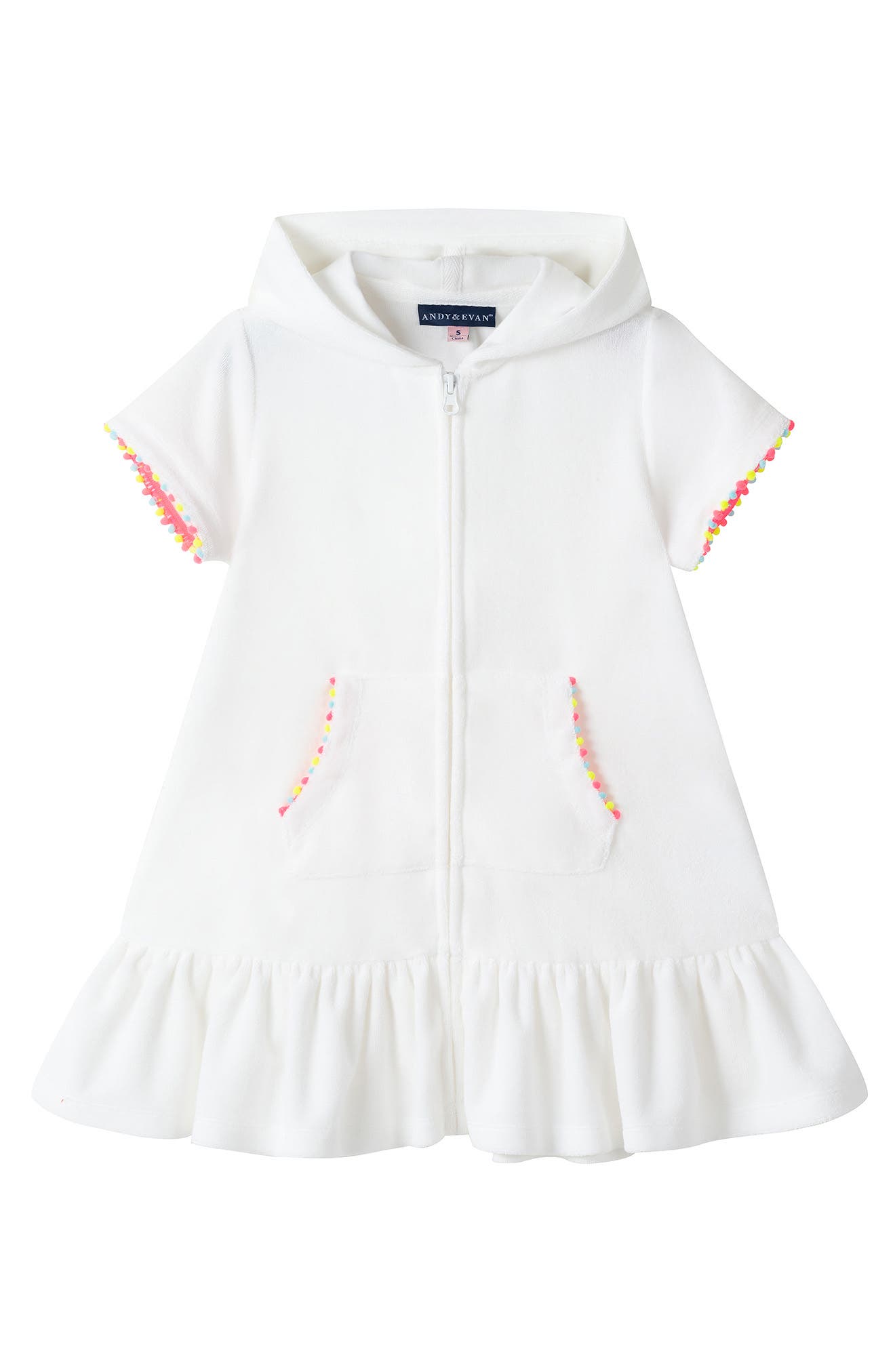 Andy & Evan Kids' Hooded Cover-Up Dress