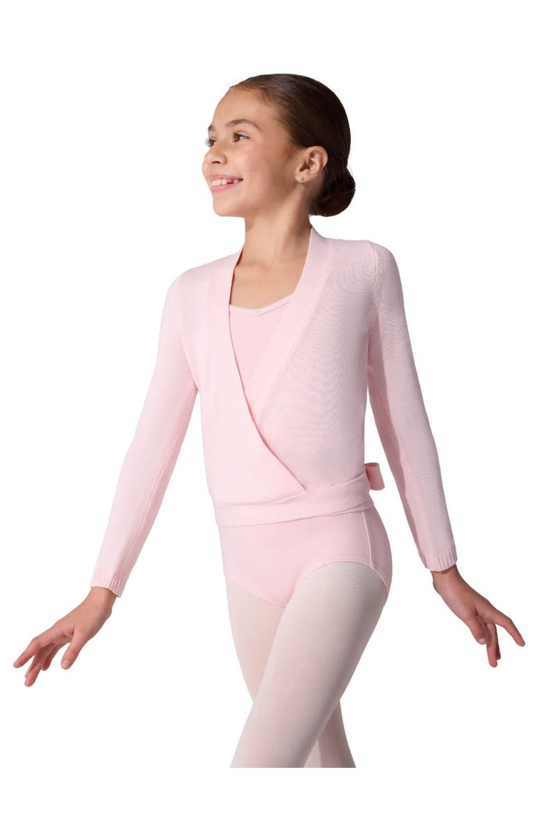 Wrap Sweater, Alternate, color, light/pastel pink