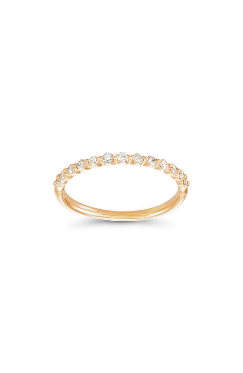 Frankie & Zoe Diamond Band Ring In Gold