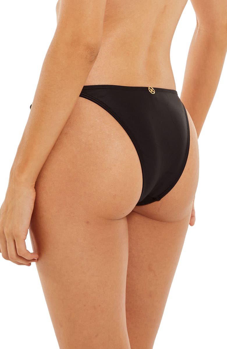 ViX Paula Hermanny Solid Beads Cheeky Bikini Bottoms, Alternate, color, 