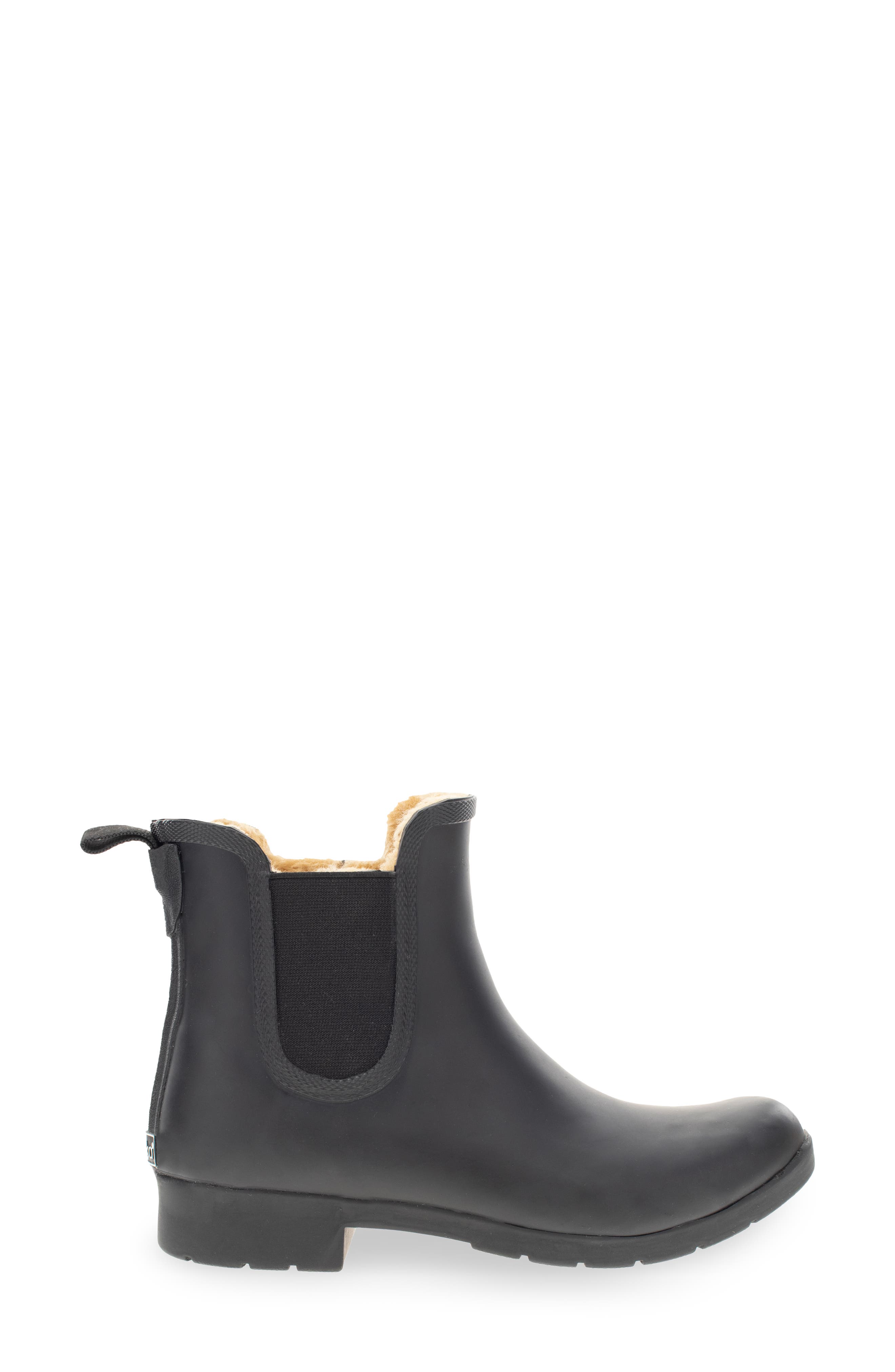 Chooka Eastlake Waterproof Faux Fur Lined Chelsea Boot, Alternate, color, 