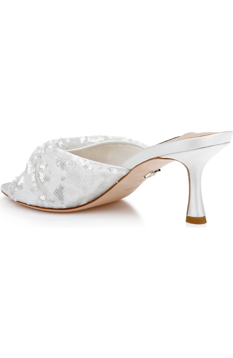Badgley Mischka Collection Gailea Slide Sandal, Alternate, color, White Sequins