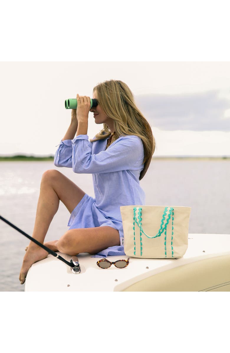 Ame & Lulu Nantucket Mini Tote, Alternate, color, Teal