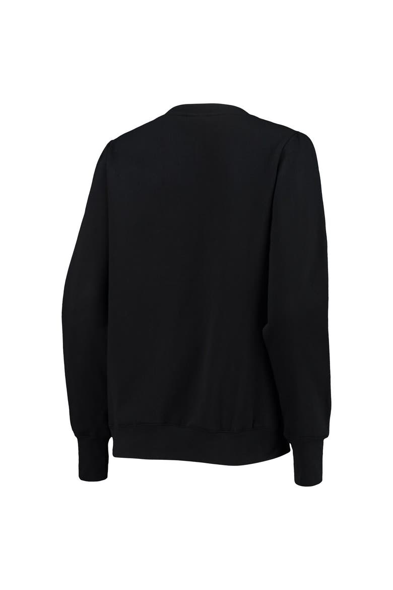 Women's Cuce Black New Orleans Saints Winners Square Neck Pullover Sweatshirt, Alternate, color, Black
